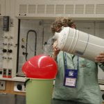 shrink a balloon liquid nitrogen