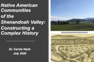 Native American Communities in the Shenandoah Valley