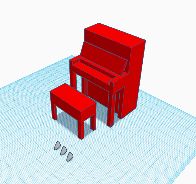 Tinkercad Piano Dalia And Caitlin Introduction To 3d Printing