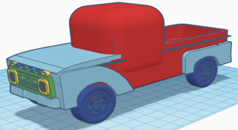 Tinkercad Final Project Ford 1966 F 100 Introduction To 3d