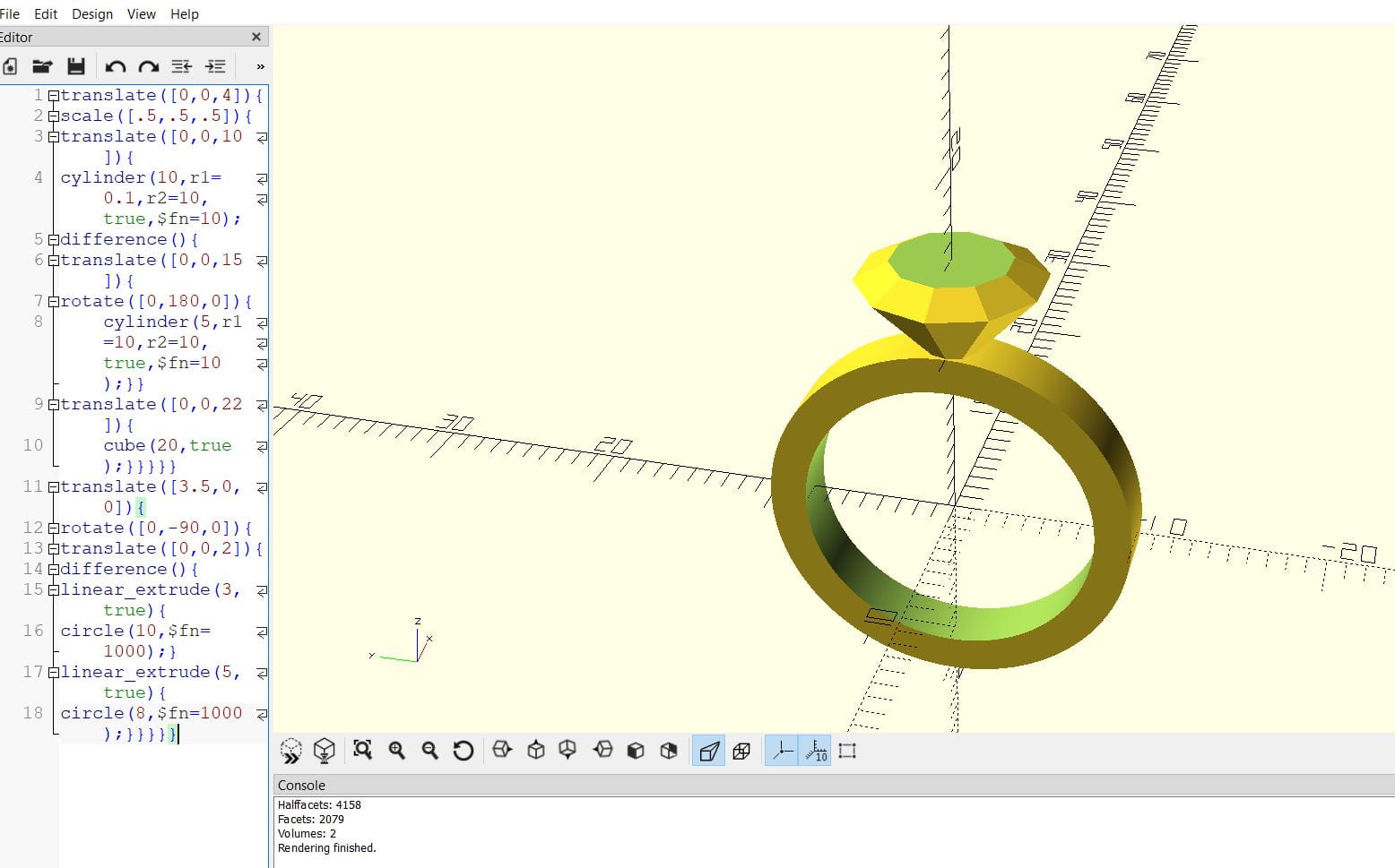 Final OpenSCAD project, Rabie Hasnaoui – Introduction to 3D Printing and  Design