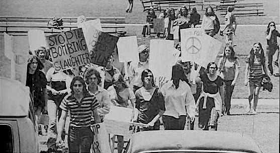 “Senator Byrd Protest,” 1973 Bluestone, Harrisonburg, VA: James Madison University, 1973.