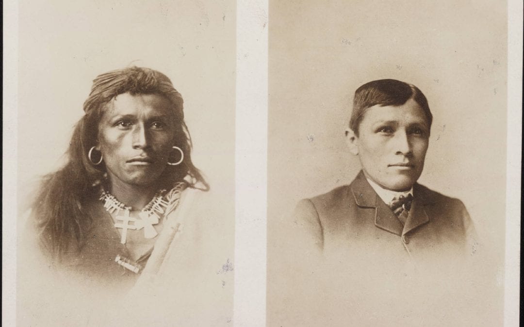 How did the U.S. federal government attempt to educate Native Americans after the Civil War?